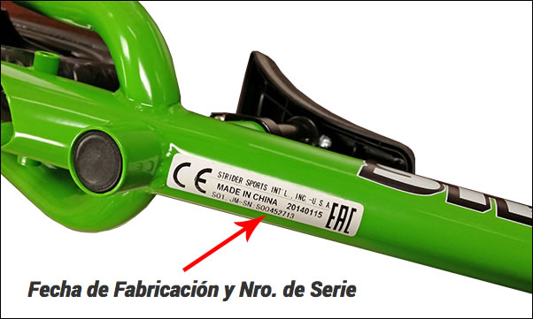 Cómo obtener el número de serie de su bicicleta