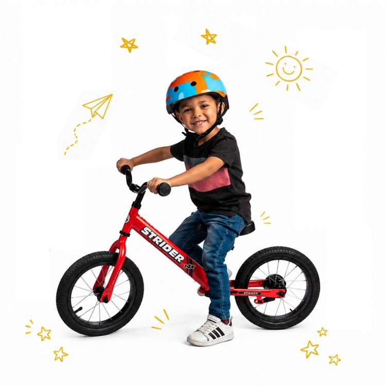 Strider 14X Bicicleta de Balance 2 en 1 para Niños de 3 a 6 Años