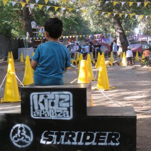 Strider Bikes invitó a andar en bici a los más  pequeñitos de Kidzapalooza 2018