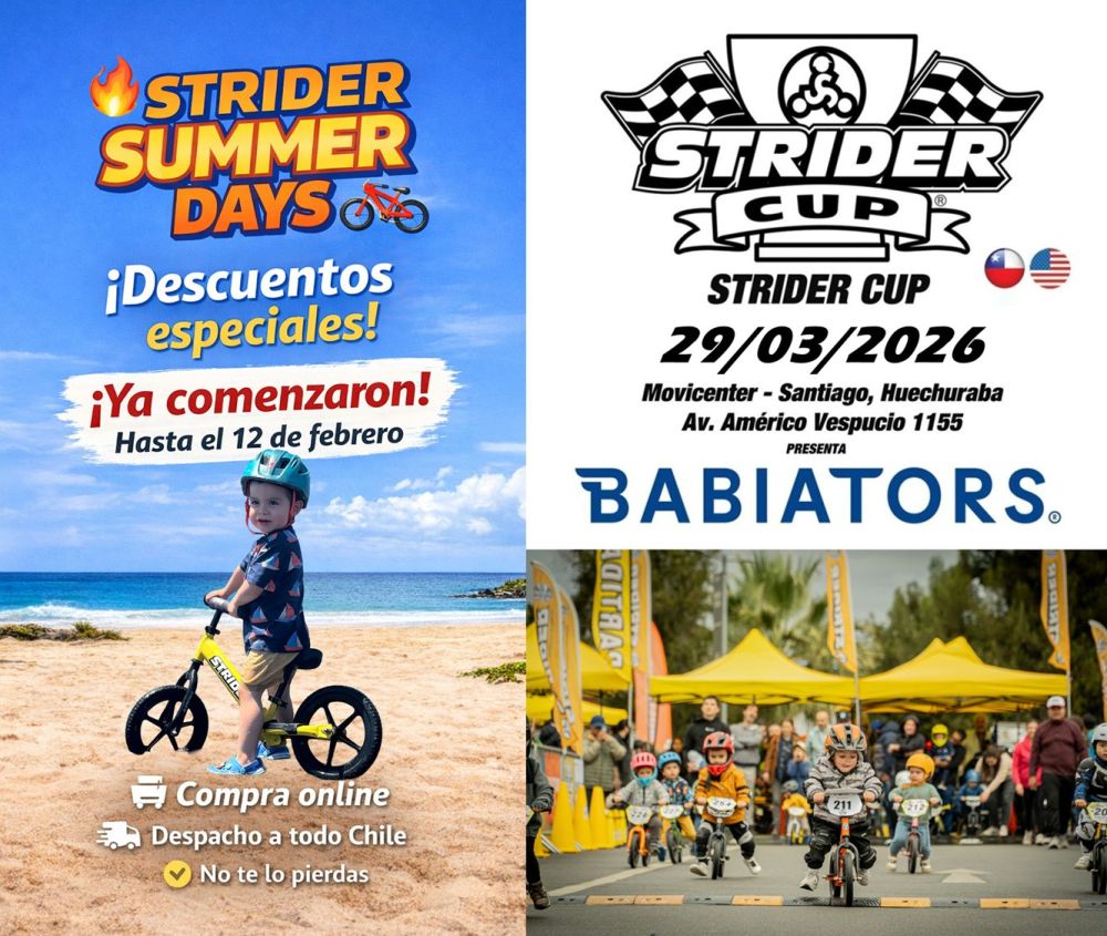 ¡¡COMENZARON LOS STRIDER SUMMER DAYS!! HASTA EL 12/02