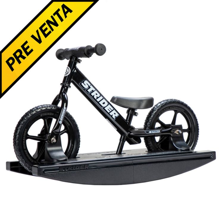 Strider 12 Sport Negra 2 en 1 Rocking Bike