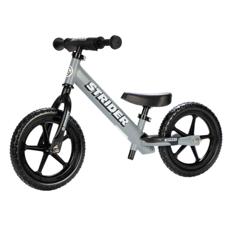 Strider 12 Sport Gris Bicicleta de Balance para Niños de 1 a 4 Años