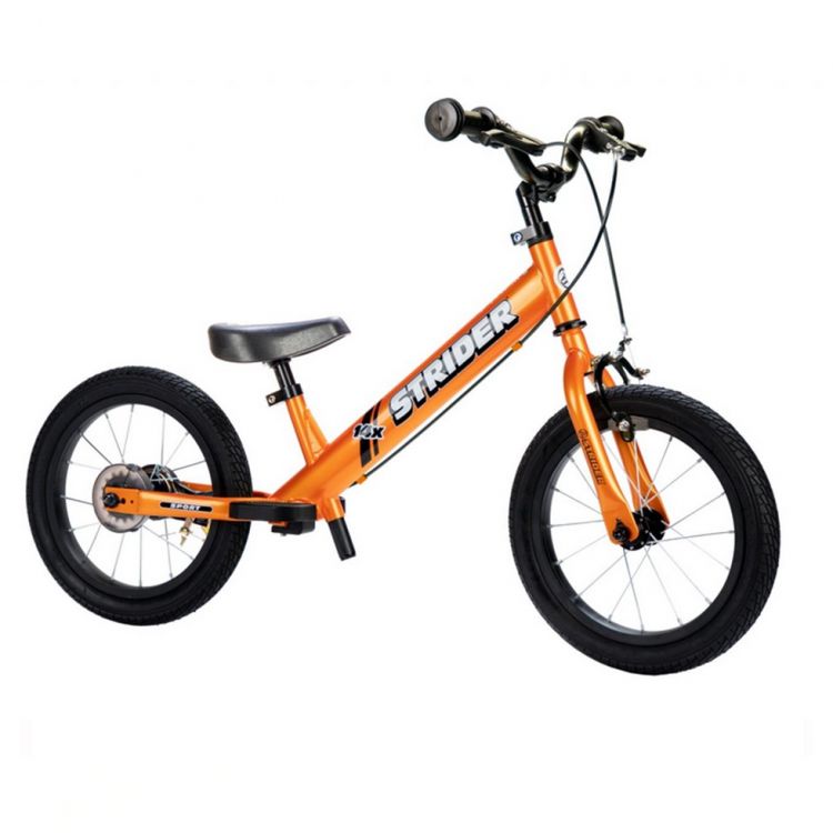 Strider 14X Sport Bicicleta de Balance Naranja Freno Manual