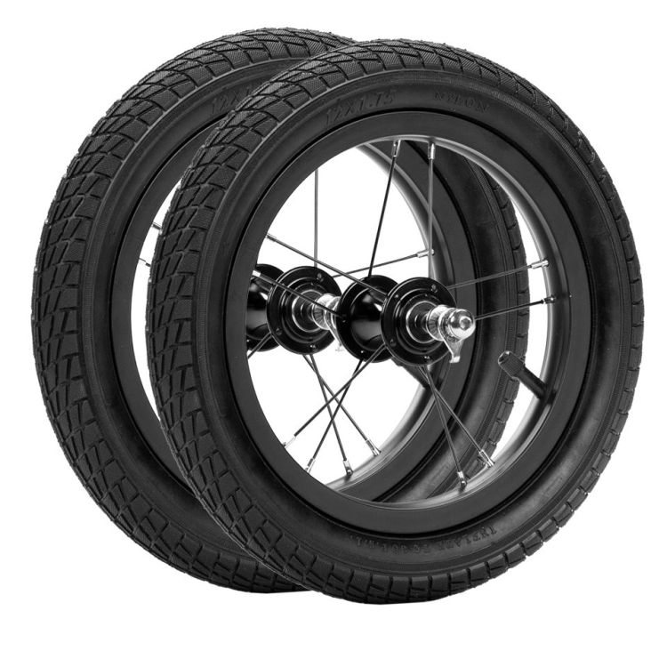 Preventa Strider Juego de Ruedas de Alta Traccion Aro 12 Negras
