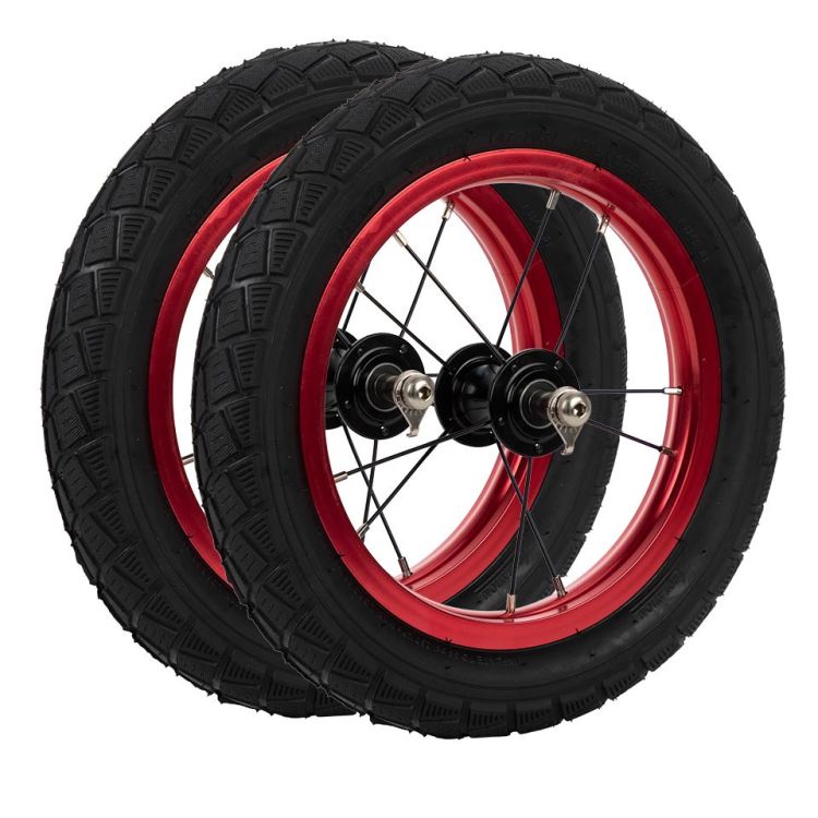 Preventa Strider Juego de Ruedas de Alta Traccion Aro 12 Roja