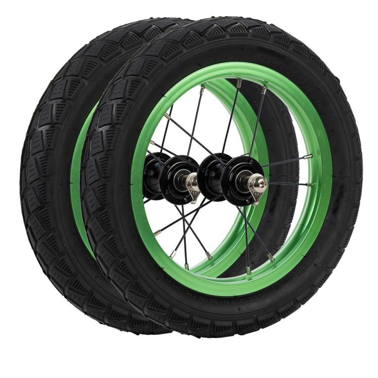 Preventa Strider Juego de Ruedas de Alta Traccion Aro 12 Verde
